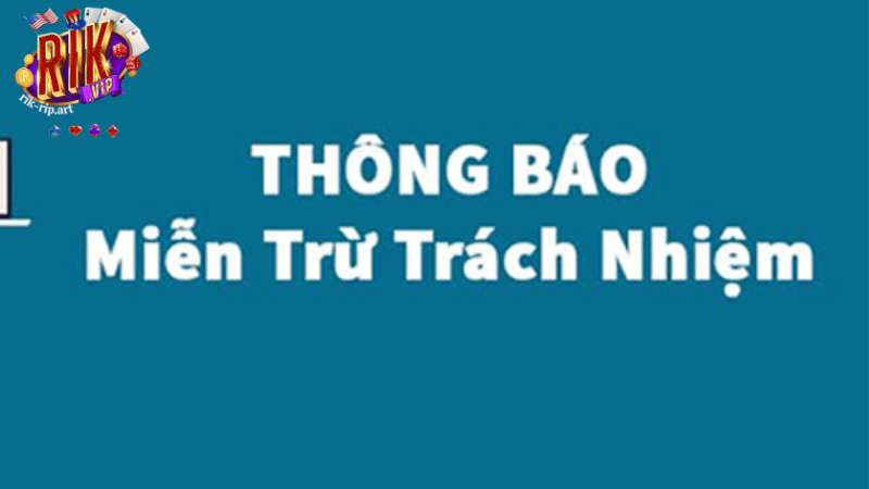 Tầm quan trọng của chính sách miễn trừ trách nhiệm Rikvip Tầm quan trọng của chính sách miễn trừ trách nhiệm Rikvip